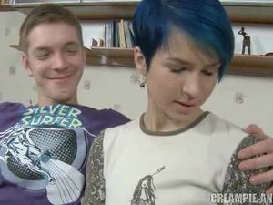 Licking A Teenage Cunt And Plunging His Cock Inside