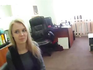 Blonde Hottie Doggy Style And Juicy Cum In Mouth