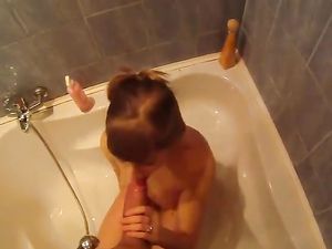 Gorgeous Teen Riding Cock In The Bathroom