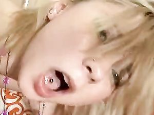 Blonde Teen Gets Anally Fucked In Doggy Style