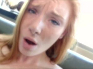 Pale Redhead Babe Loves Getting Cum In Her Mouth